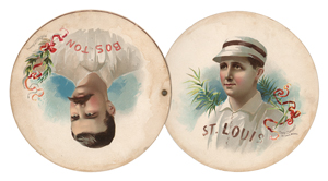 Lot #9010  1889 A35 Goodwin (Round) Album with (7) Leaves Including Anson, Kelly, Ward, and Comiskey - Image 6