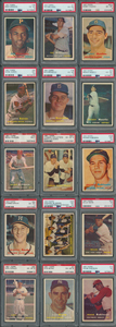 Lot #9070  1957 Topps Baseball Complete Set (407)