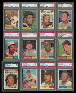 Lot #9075  1961 Topps Baseball Complete Set (572)
