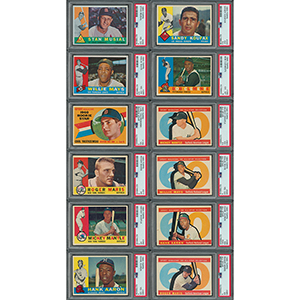 Lot #9073  1960 Topps Baseball Complete Set (572) - Image 2