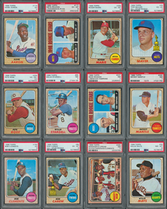 Lot #9098  1968 Topps Baseball Complete Set (598)