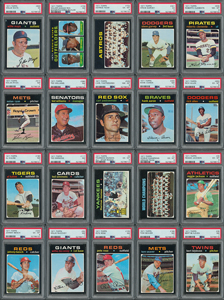 Lot #9105  1971 Topps Baseball High-Grade Complete Set (752)