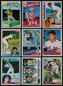 Lot #9119  1980-1989 Topps Baseball Full Run of (10) Complete Sets