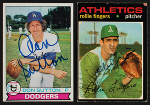 Lot #9103  1970s-1980s Topps Baseball HOFers 'Shoebox' Lot of (143) - Image 2