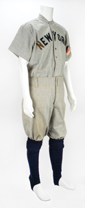 Lot #9001 Roger Peckinpaugh's Game-Used 1918 New York Yankees Road Uniform - Image 15