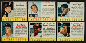 Lot #9083  1963 Post Cereal Baseball Partial Set