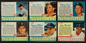 Lot #9078  1962 Post Cereal Baseball Partial Set