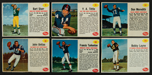 Lot #9164  1962 Post Cereal Football Partial Set (141+/200) with Key Short Prints and Many HOFers