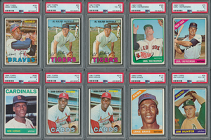 Lot #9074  1960s Topps Baseball Lot of (10) HOFers