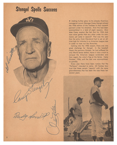Lot #9142  NY Yankees: 1957 - Image 3
