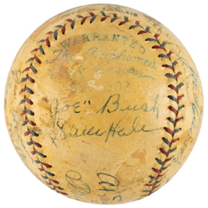 Lot #9005  1928 Philadelphia Athletics Team-Signed Baseball - Image 2