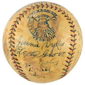 Lot #9005  1928 Philadelphia Athletics Team-Signed Baseball - Image 3