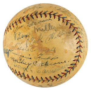 Lot #9005  1928 Philadelphia Athletics Team-Signed Baseball - Image 6