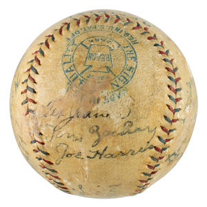 Lot #9007  1925 Washington Senators Team-Signed Baseball - Image 3