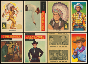 Lot #9198  1950s Western-Themed Non-Sport Complete Sets (4)