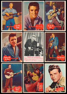 Lot #9199  1950s-60s Music Sets: Elvis, Fabian, and Freddie & The Dreamers