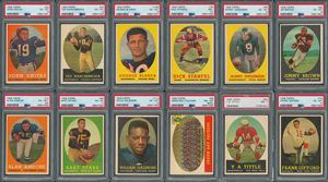 Lot #9157  1958 Topps Football Complete Set (132) with PSA 6 Jim Brown RC - Image 3