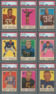Lot #9159  1959 Topps Football Complete Set (176)