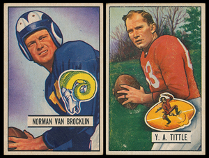 Lot #9158  1950s Football Hall of Famers Lot of (4) - Image 2
