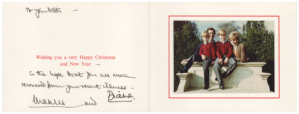 Lot #125  Princess Diana and Prince Charles