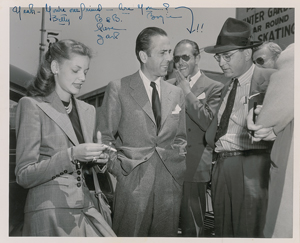 Lot #532 Humphrey Bogart and Lauren Bacall