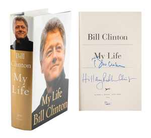 Lot #55 Bill and Hillary Clinton