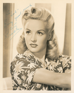 Lot #679 Betty Grable
