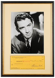 Lot #747 Gregory Peck - Image 1