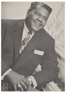 Lot #484 Clyde McPhatter and Fats Domino - Image 3