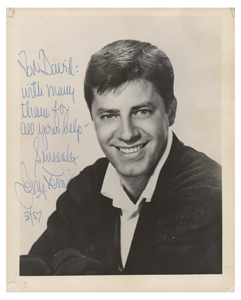 Lot #713 Jerry Lewis - Image 1