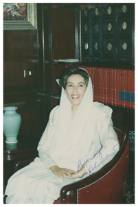 Lot #136 Benazir Bhutto