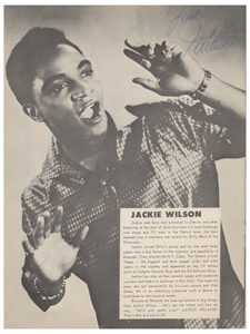 Lot #518 Jackie Wilson and Bo Diddley