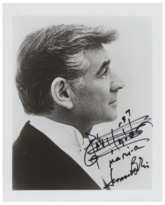 Lot #416 Leonard Bernstein