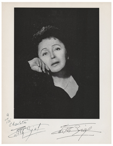 Lot #430 Edith Piaf