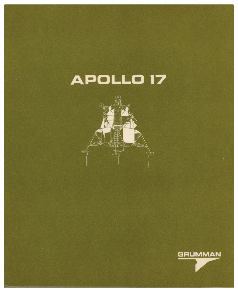 Lot #3474  Apollo 17 Grumman Press Kit