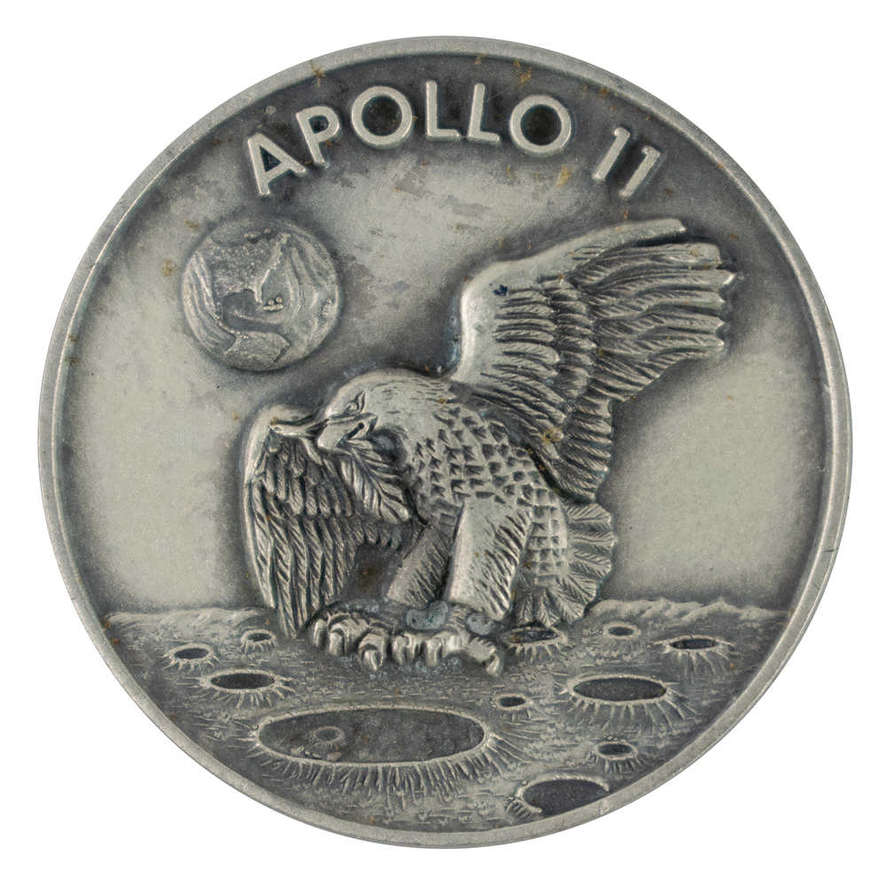 Lot #3175 Buzz Aldrin's Apollo 11 Flown Robbins Medal