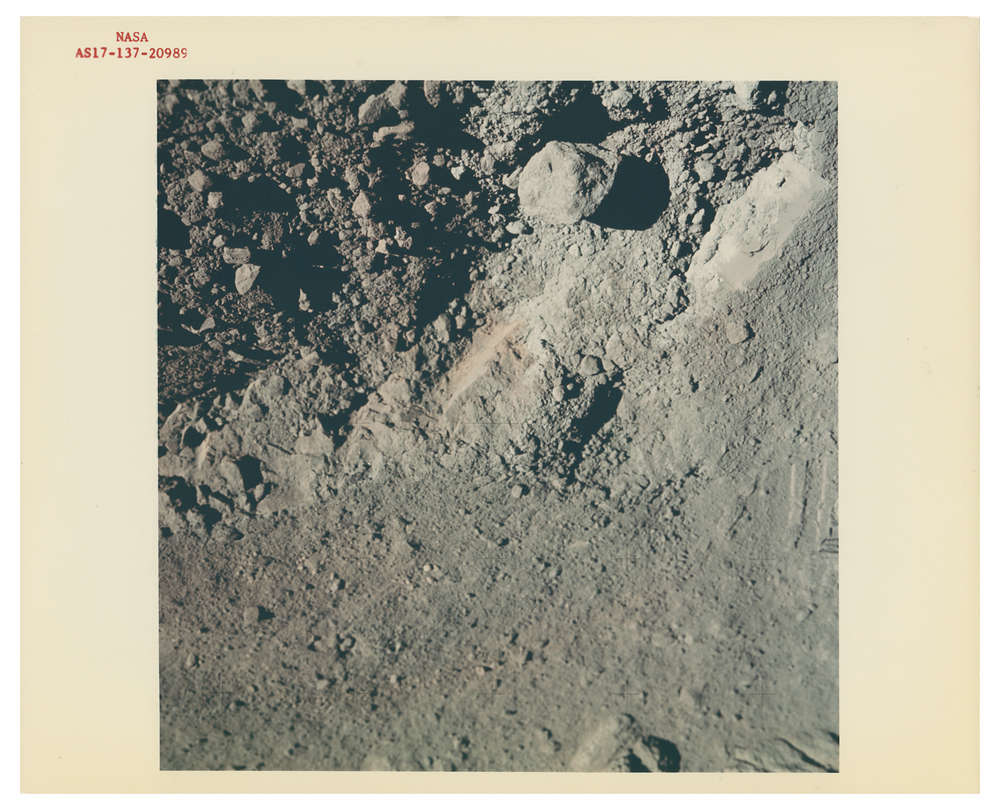 Lot #3475  Apollo 17 Original 'Type 1' EVA Photographs (2)