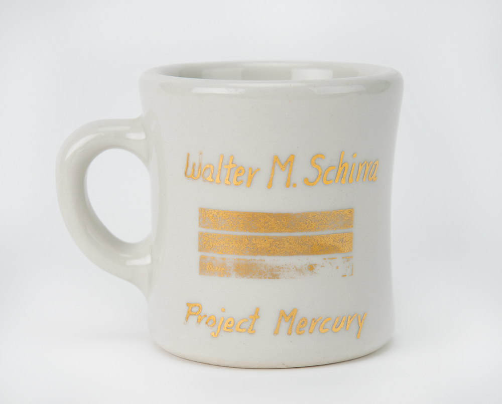 Lot #3042 Wally Schirra's 'Project Mercury' Coffee Mug
