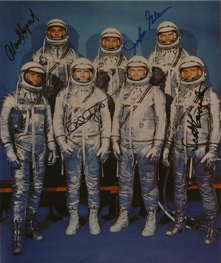 Lot #3031  Mercury Astronauts