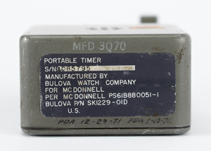 Lot #3534  Skylab Bulova Portable Timer - Image 3