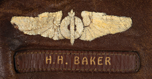 Lot #3683  World War II: Henry Baker's B-24 A-2 Flight Jacket and Service Medals - Image 3