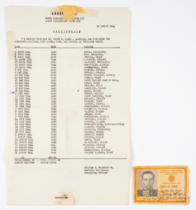 Lot #3683  World War II: Henry Baker's B-24 A-2 Flight Jacket and Service Medals - Image 8