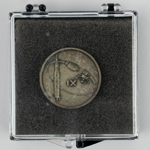 Lot #3154 Jim McDivitt's Apollo 9 Flown Robbins Medallion - Image 3