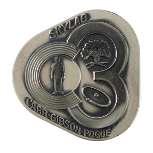 Lot #3533 Bill Pogue's Skylab 4 Flown Robbins Medallion