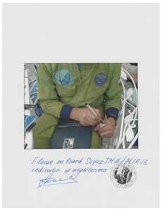 Lot #3622 Aleksandr Poleshchuk's Soyuz TM-16 Flown Toy Monkey - Image 7