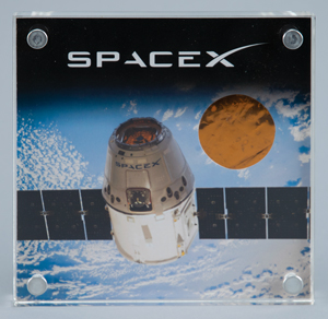 Lot #3657  SpaceX Dragon CRS-3 Flown MLI Foil Employee Presentation - Image 3