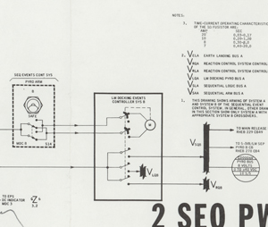 Lot #3269  Apollo 13 Flown Command Module Data Systems Schematic - Image 12