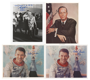 Lot #3030  Mercury Astronauts