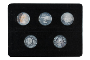 Lot #3087  International Mint Space Medal Sets - Image 3