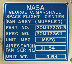 Lot #3539  Skylab MDA Ventilation Fan Assembly - Image 5
